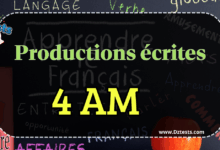 Productions écrites 4am