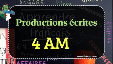 Productions écrites 4am